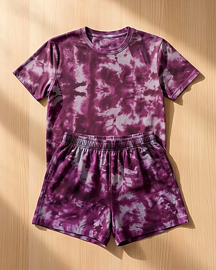 GIOIA Archivio · Valeria Short & Mesh Top Set Fucsia