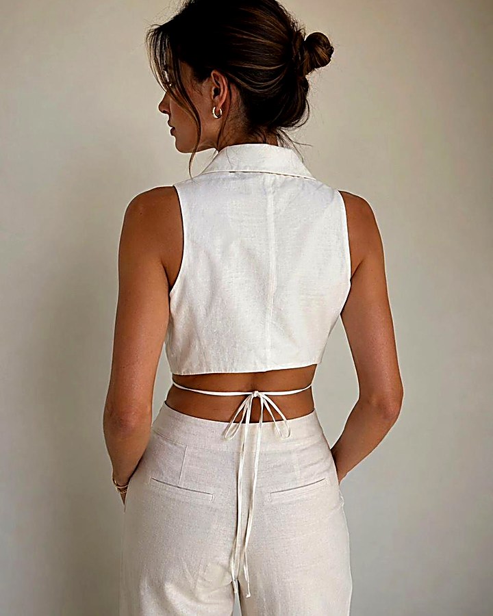 GIOIA Archivio · Olivia Vest Ivory