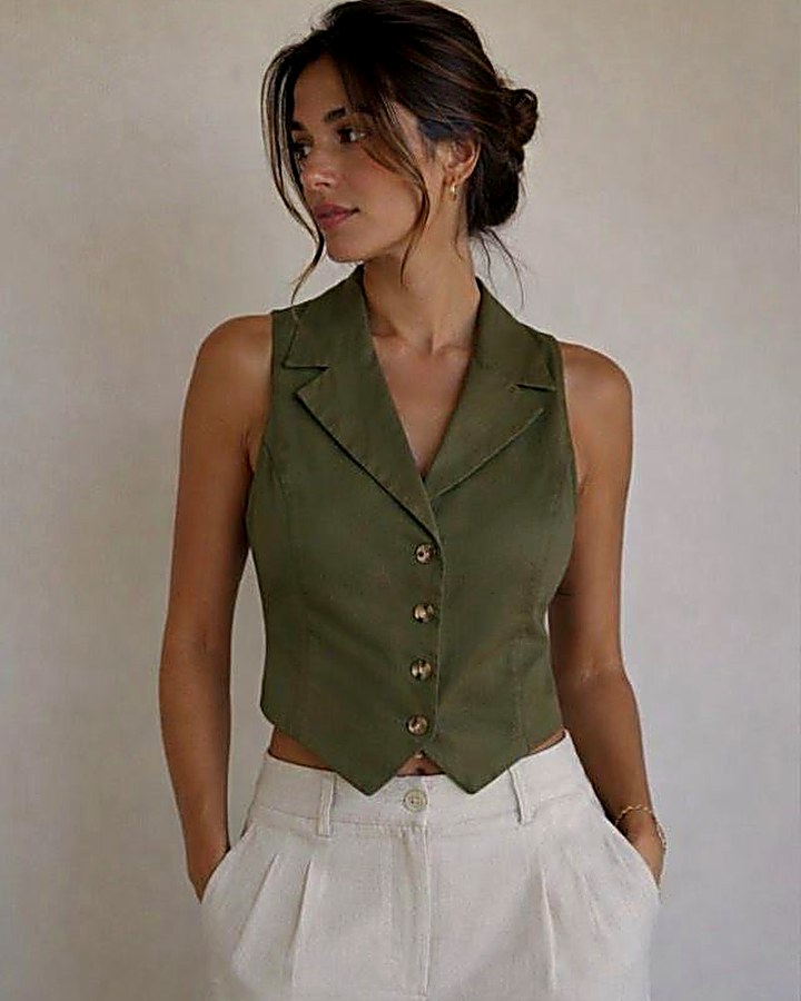 GIOIA Archivio · Olivia Vest Verde