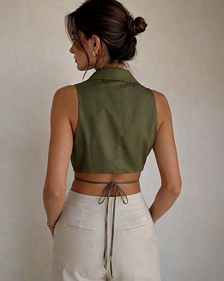 GIOIA Archivio · Olivia Vest Verde