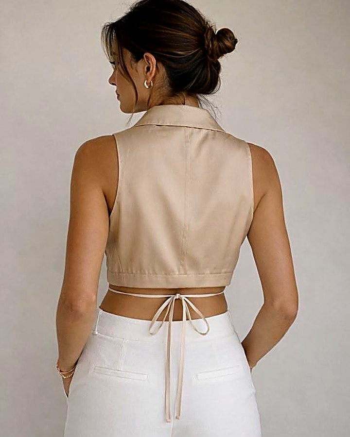 GIOIA Archivio · Olivia Vest Champagne