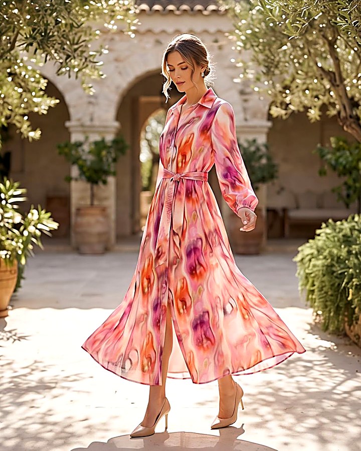 GIOIA Archivio · Rafaella Dress Rosado