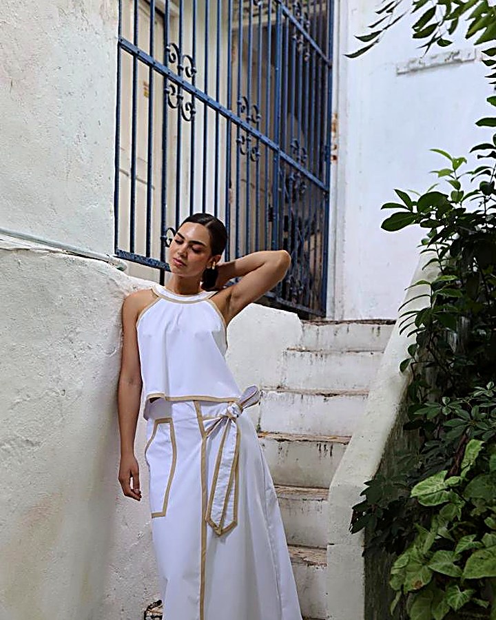 GIOIA Archivio · Victoria Skirt Blanco