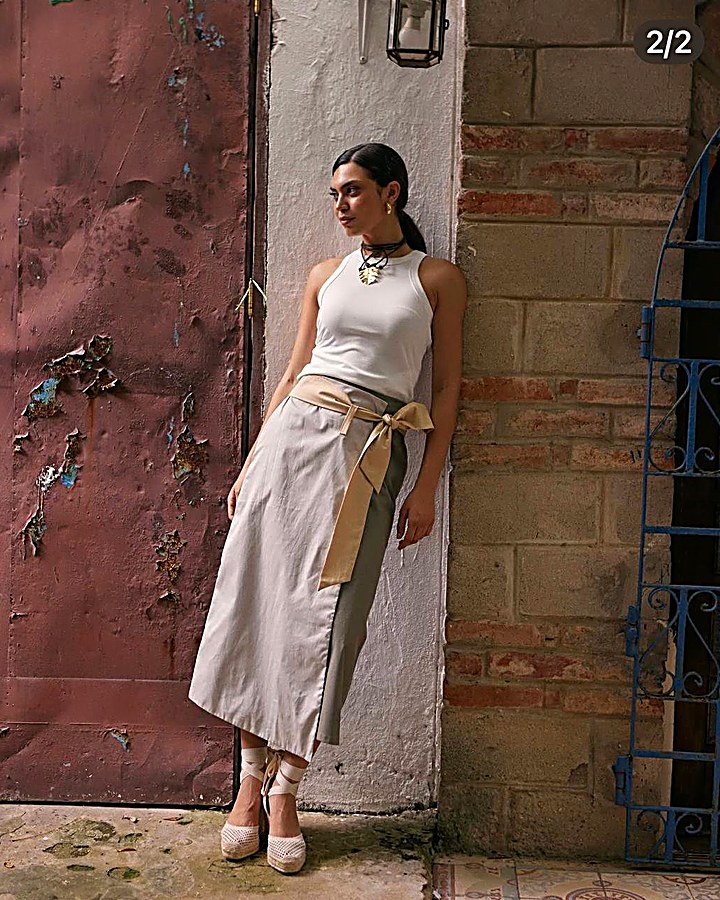 GIOIA Archivio · Carolina Skirt Verde