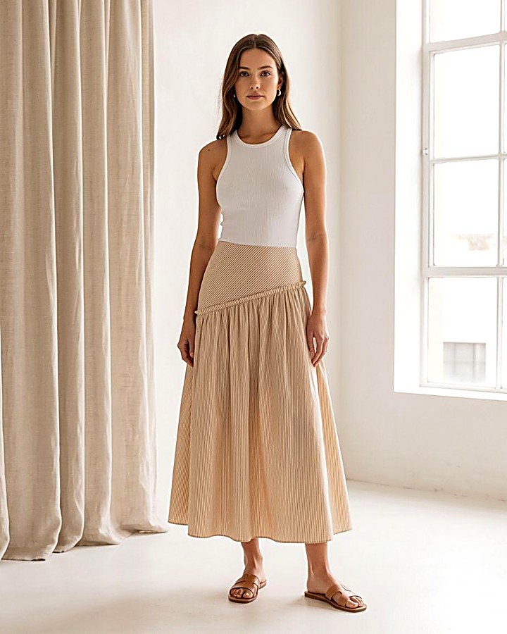GIOIA Archivio · Florencia Skirt Camel