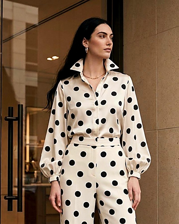 GIOIA Archivio · Polka Dot Top Negro